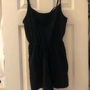Black Cotton romper